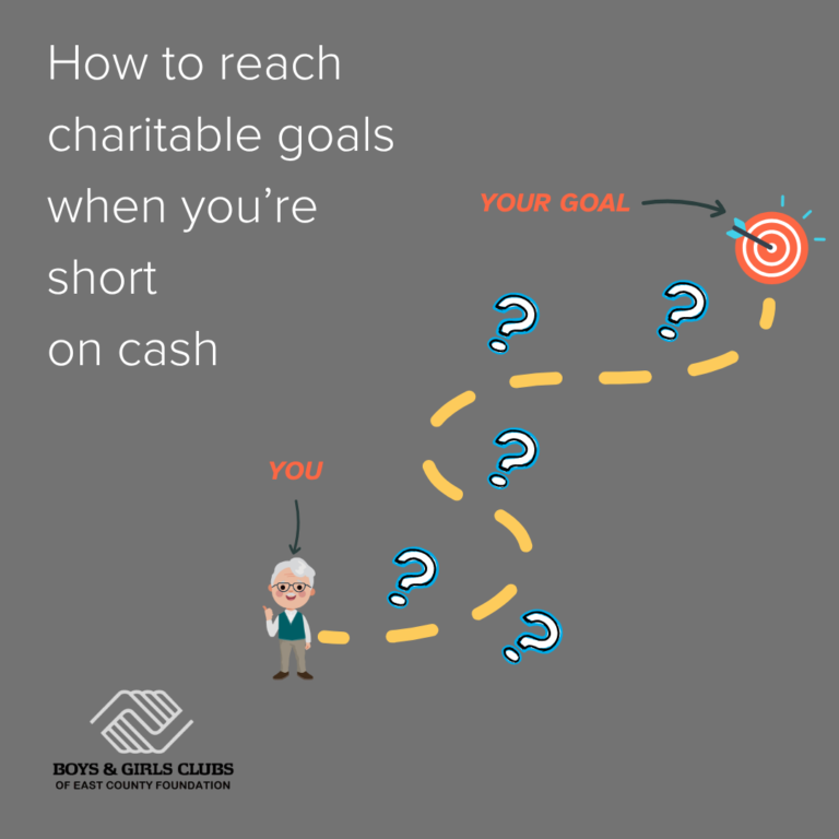 How to Reach Charitable Goals When You’re Short on Cash