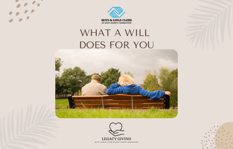 What a Will does for You